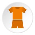 Sport clothes icon circle