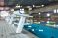 Sport competition swimming pool Royalty Free Stock Photo