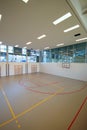 Sport court - indoor Royalty Free Stock Photo