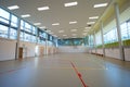 Sport court - indoor Royalty Free Stock Photo