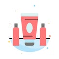 Sport, Cream, Medical, Healthcare Abstract Flat Color Icon Template