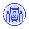 Sport, Cream, Medical, Healthcare Blue Dotted Line Line Icon