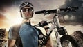 Sport. Cyclist Royalty Free Stock Photo