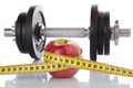 Sport and diet Royalty Free Stock Photo