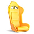 Sport driver leather seat