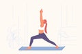 Sport exercises, yoga practice, active lifestyle concept