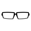 Sport eyeglasses icon, simple style.