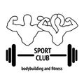 Sport or fitness club emblem