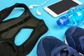 Sport and fitness equipments for runner