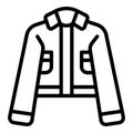 Sport gear icon outline vector. Biker clothes Royalty Free Stock Photo