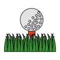 sport golf activity Royalty Free Stock Photo