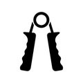 Sport hand expander icon isolated the hand trainer - vector