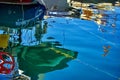 Sport harbour Aguadulce Marina near Roquetas. Abstract water reflection 34 Royalty Free Stock Photo