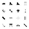 Sport icon - Expand to any size - Change to any colour. Perfect Flat Vector Contains such Icons as hockey, roller