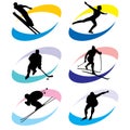 Sport icons Royalty Free Stock Photo