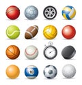 Sport icons Royalty Free Stock Photo