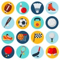 Sport Icons Set Royalty Free Stock Photo