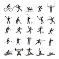 Sport icons vector set