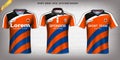 Sport Jersey, T-Shirt Design Mockup Template, Front View for Your Custom Made Uniforms.