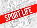 Sport Life word cloud