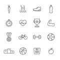 Sport Line Icons