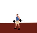 Sport man training heavy barbell deadlift exercise in the gym for healthy. Royalty Free Stock Photo