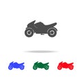 Sport Motorcycle icons. Elements of transport element in multi colored icons. Premium quality graphic design icon. Simple icon Royalty Free Stock Photo