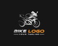 Sport Motorcycle Premium Vector Logo Template. Royalty Free Stock Photo