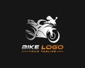 Sport Motorcycle Premium Vector Logo Template. Royalty Free Stock Photo