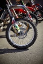 Sport motorcycle tyre Royalty Free Stock Photo