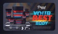 Whey Protein Best Body. Product Packaging Design