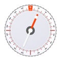 Sport Orienteering Compass. Vector illustration.