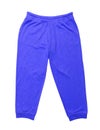Sport pants for children isolated