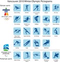 Sport pictograms and logos