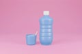 Sport Plastic water bottles icon, 3d render