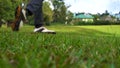 Sport. Playing Golf, close up