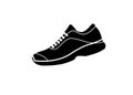 Sport shoe icon silhouette