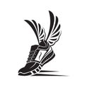 Sport shoe icon Royalty Free Stock Photo