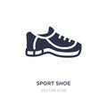 sport shoe icon on white background. Simple element illustration from Blogger and influencer concept Royalty Free Stock Photo