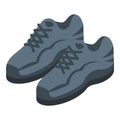 Sport shoes donation icon, isometric style Royalty Free Stock Photo