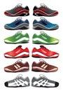 Sport shoes illustration Royalty Free Stock Photo