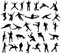 Sport silhouettes