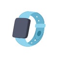 sport smart watch cartoon vector illustration