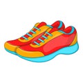 Sport sneakers icon, cartoon style Royalty Free Stock Photo