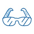 Sport Spectacles Alpinism Equipment doodle icon hand drawn illustration