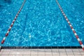 Sport swimming pool water surface nobody in water Royalty Free Stock Photo