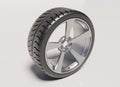 Sport tire with rim wheel modern style scene