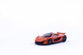 Sport toy car in white background