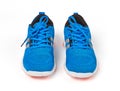Sport trainers on white Royalty Free Stock Photo