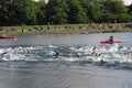 Sport triathlon swimming